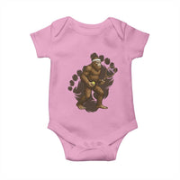 Funny Bigfoot Tennis Player Baby Onesie Folklore Cryptid Gift - Wonder Print Shop