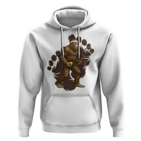 Funny Bigfoot Tennis Player Hoodie Folklore Cryptid Gift - Wonder Print Shop