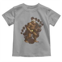 Funny Bigfoot Tennis Player Toddler T Shirt Folklore Cryptid Gift - Wonder Print Shop