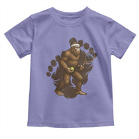 Funny Bigfoot Tennis Player Toddler T Shirt Folklore Cryptid Gift - Wonder Print Shop