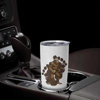 Funny Bigfoot Tennis Player Tumbler Cup Folklore Cryptid Gift - Wonder Print Shop