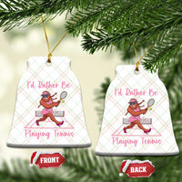 Funny Sexy Bigfoot Playing Tennis Ceramic Ornament Gift For Girls - Wonder Print Shop