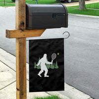 Funny Sasquatch Tennis Player Garden Flag Folklore Cryptid Gift - Wonder Print Shop
