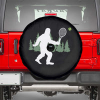 Funny Sasquatch Tennis Player Spare Tire Cover Folklore Cryptid Gift - Wonder Print Shop