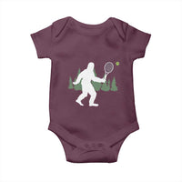 Funny Sasquatch Tennis Player Baby Onesie Folklore Cryptid Gift - Wonder Print Shop
