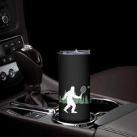 Funny Sasquatch Tennis Player Skinny Tumbler Folklore Cryptid Gift - Wonder Print Shop