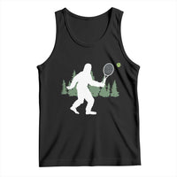 Funny Sasquatch Tennis Player Tank Top Folklore Cryptid Gift - Wonder Print Shop