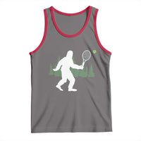 Funny Sasquatch Tennis Player Tank Top Folklore Cryptid Gift - Wonder Print Shop
