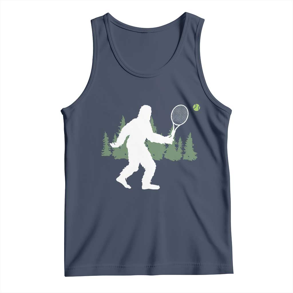 Funny Sasquatch Tennis Player Tank Top Folklore Cryptid Gift - Wonder Print Shop