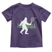 Funny Sasquatch Tennis Player Toddler T Shirt Folklore Cryptid Gift - Wonder Print Shop