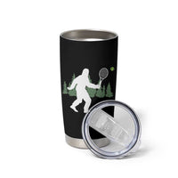Funny Sasquatch Tennis Player Tumbler Cup Folklore Cryptid Gift - Wonder Print Shop