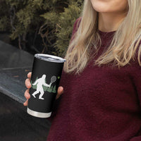 Funny Sasquatch Tennis Player Tumbler Cup Folklore Cryptid Gift - Wonder Print Shop