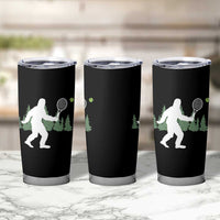 Funny Sasquatch Tennis Player Tumbler Cup Folklore Cryptid Gift - Wonder Print Shop