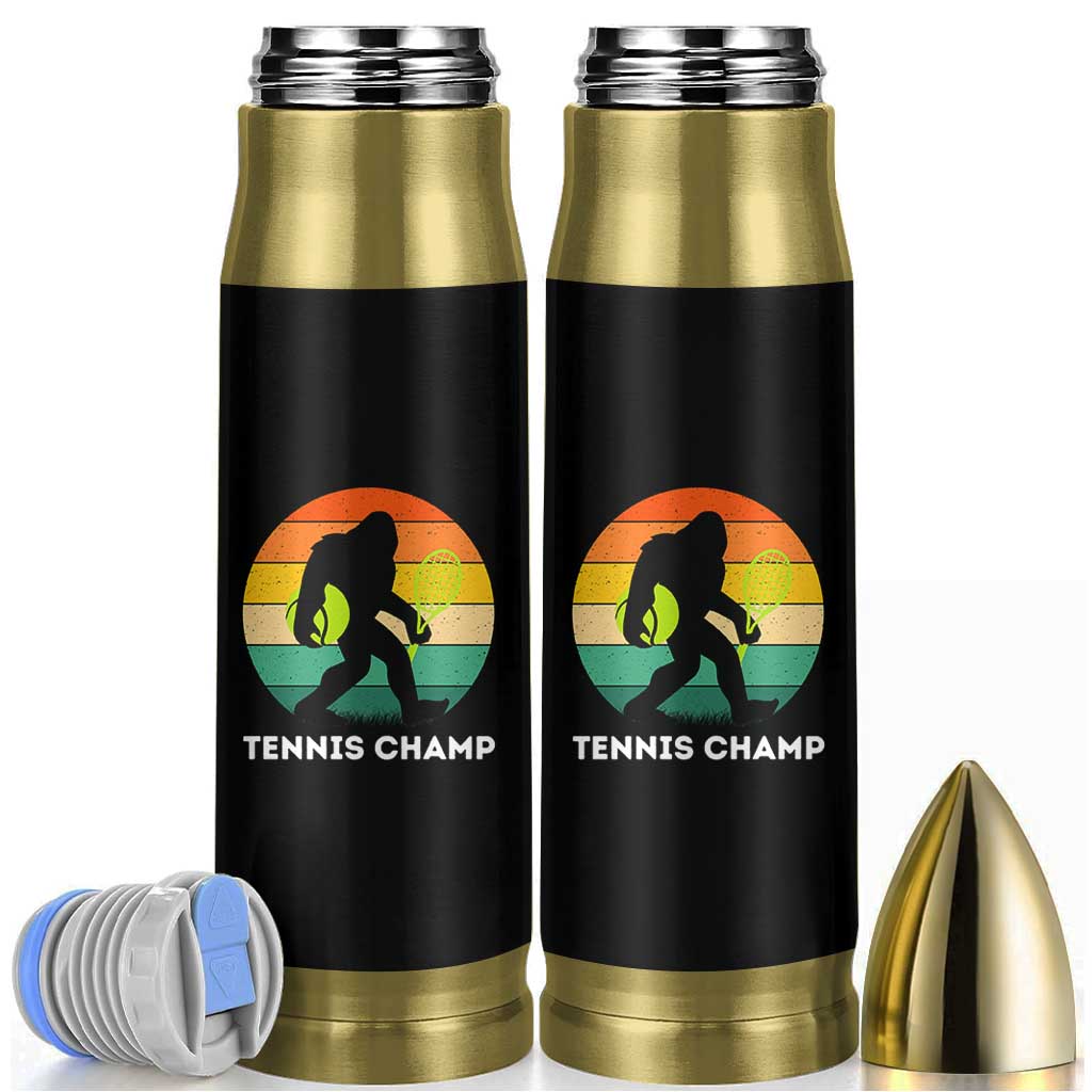 Vintage Retro Bigfoot Tennis Player Gift Bullet Tumbler Tennis Champ - Wonder Print Shop