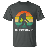 Vintage Retro Bigfoot Tennis Player Gift T Shirt Tennis Champ - Wonder Print Shop