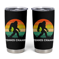 Vintage Retro Bigfoot Tennis Player Gift Tumbler Cup Tennis Champ - Wonder Print Shop