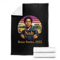 Rosa Parks Quote Throw Blanket The Only Tired I Was Was Tired Of Giving In