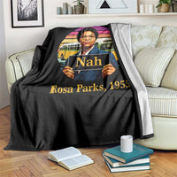 Rosa Parks Quote Throw Blanket The Only Tired I Was Was Tired Of Giving In