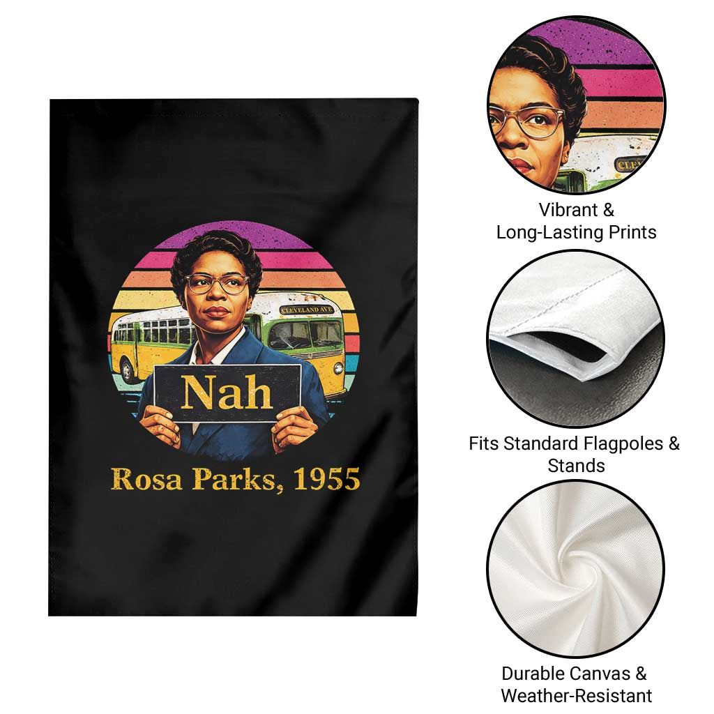 Rosa Parks Quote Garden Flag The Only Tired I Was Was Tired Of Giving In