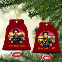 Rosa Parks Quote Ceramic Ornament The Only Tired I Was Was Tired Of Giving In