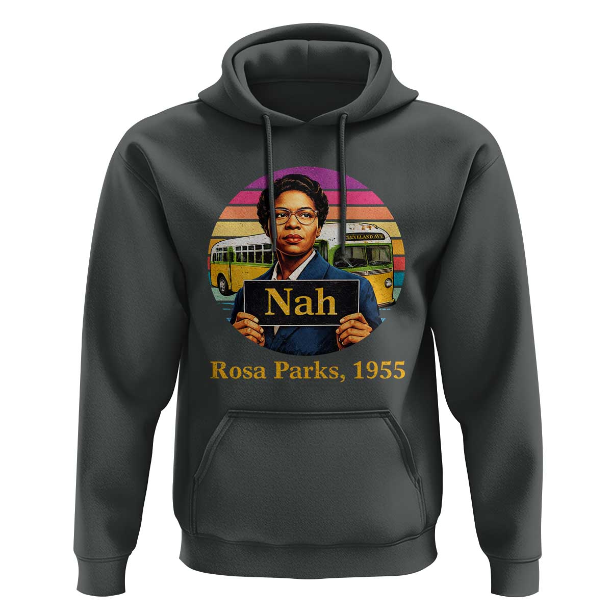 Rosa Parks Quote Hoodie The Only Tired I Was Was Tired Of Giving In
