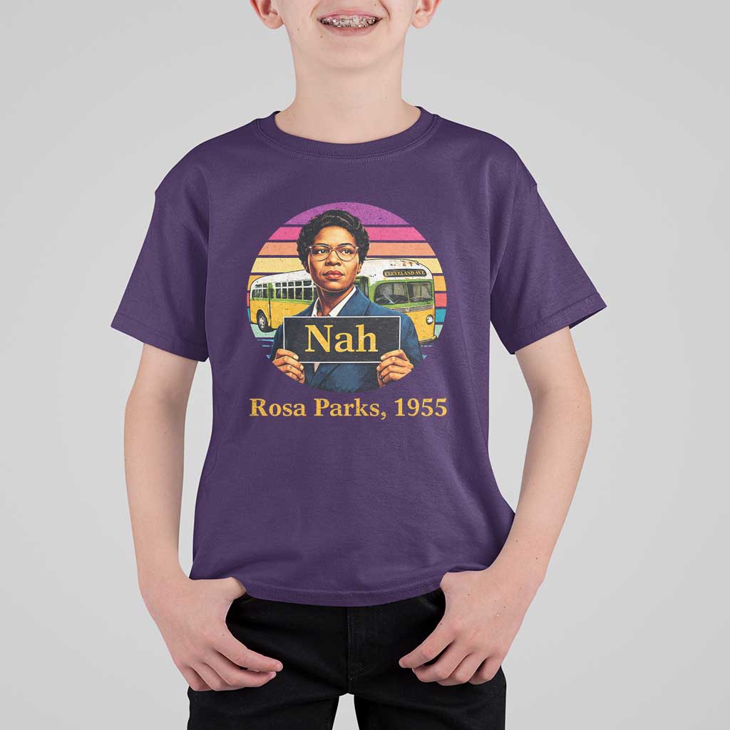 Rosa Parks Quote T Shirt For Kid The Only Tired I Was Was Tired Of Giving In