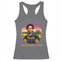 Rosa Parks Quote Racerback Tank Top The Only Tired I Was Was Tired Of Giving In
