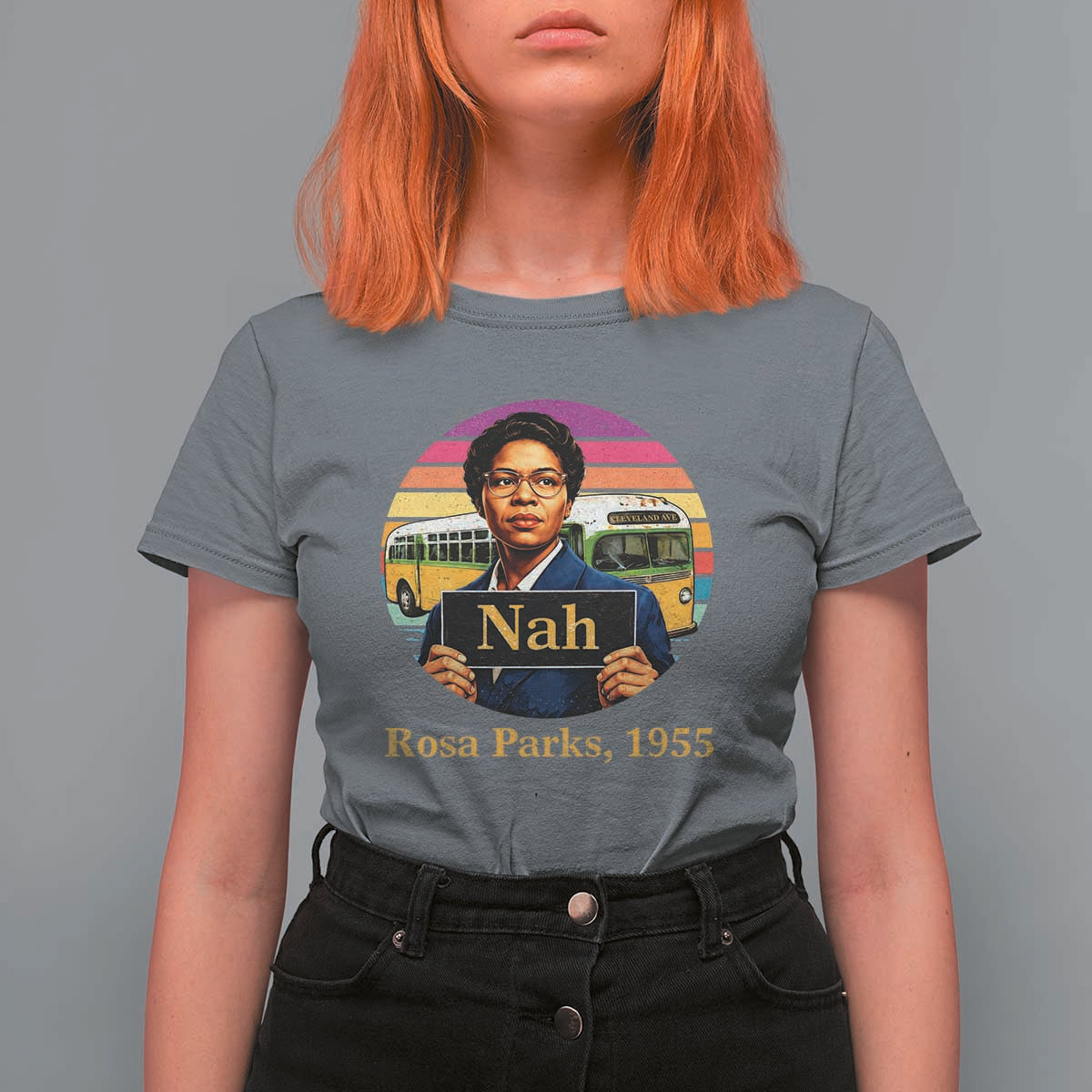 Rosa Parks Quote T Shirt For Women The Only Tired I Was Was Tired Of Giving In