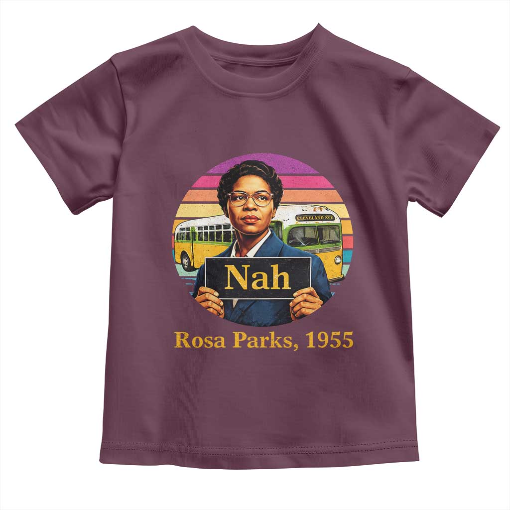 Rosa Parks Quote Toddler T Shirt The Only Tired I Was Was Tired Of Giving In