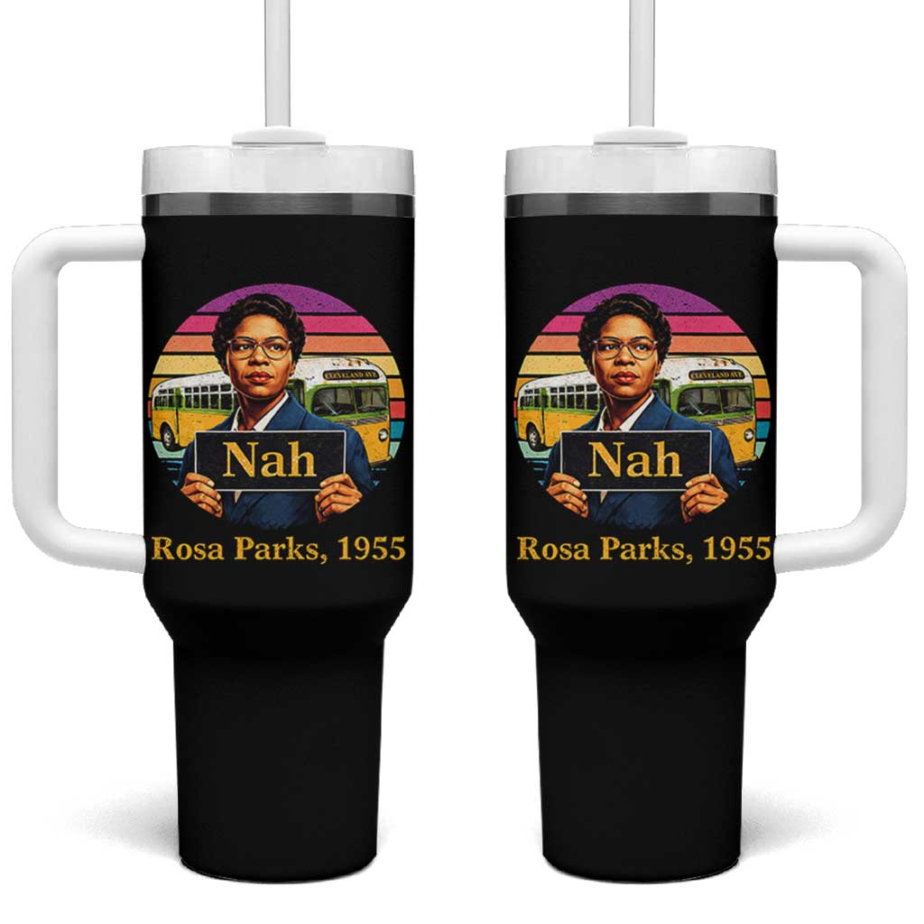 Rosa Parks Quote Tumbler With Handle The Only Tired I Was Was Tired Of Giving In
