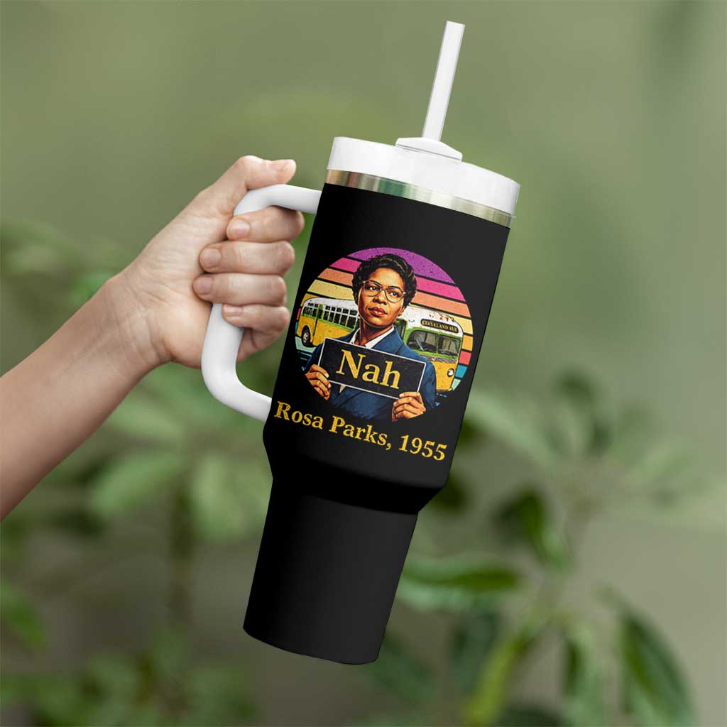 Rosa Parks Quote Tumbler With Handle The Only Tired I Was Was Tired Of Giving In