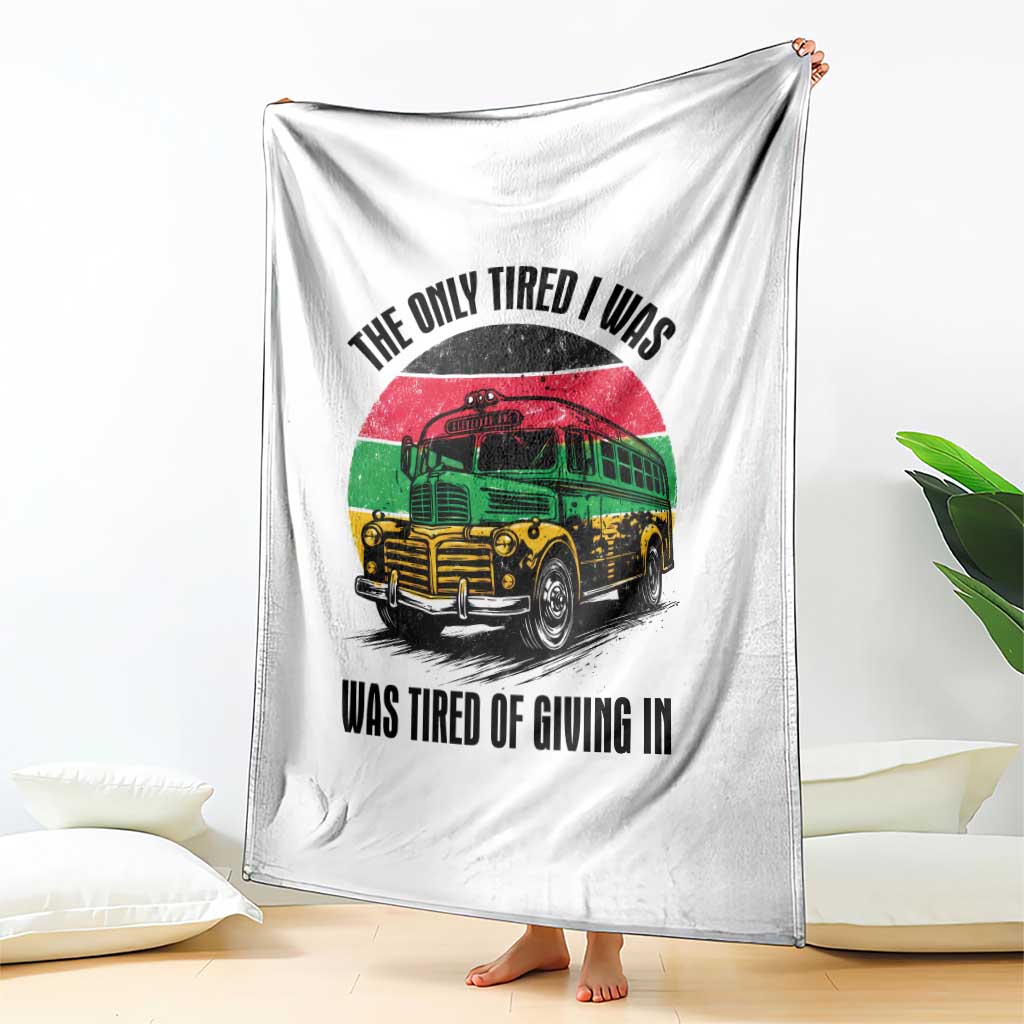 Rosa Parks Tired Of Giving In Throw Blanket Civil Bus Protest
