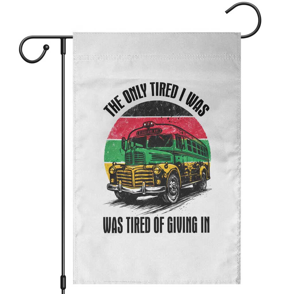 Rosa Parks Tired Of Giving In Garden Flag Civil Bus Protest