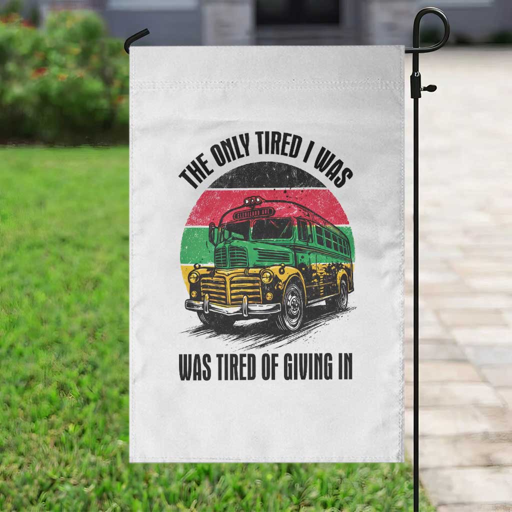 Rosa Parks Tired Of Giving In Garden Flag Civil Bus Protest