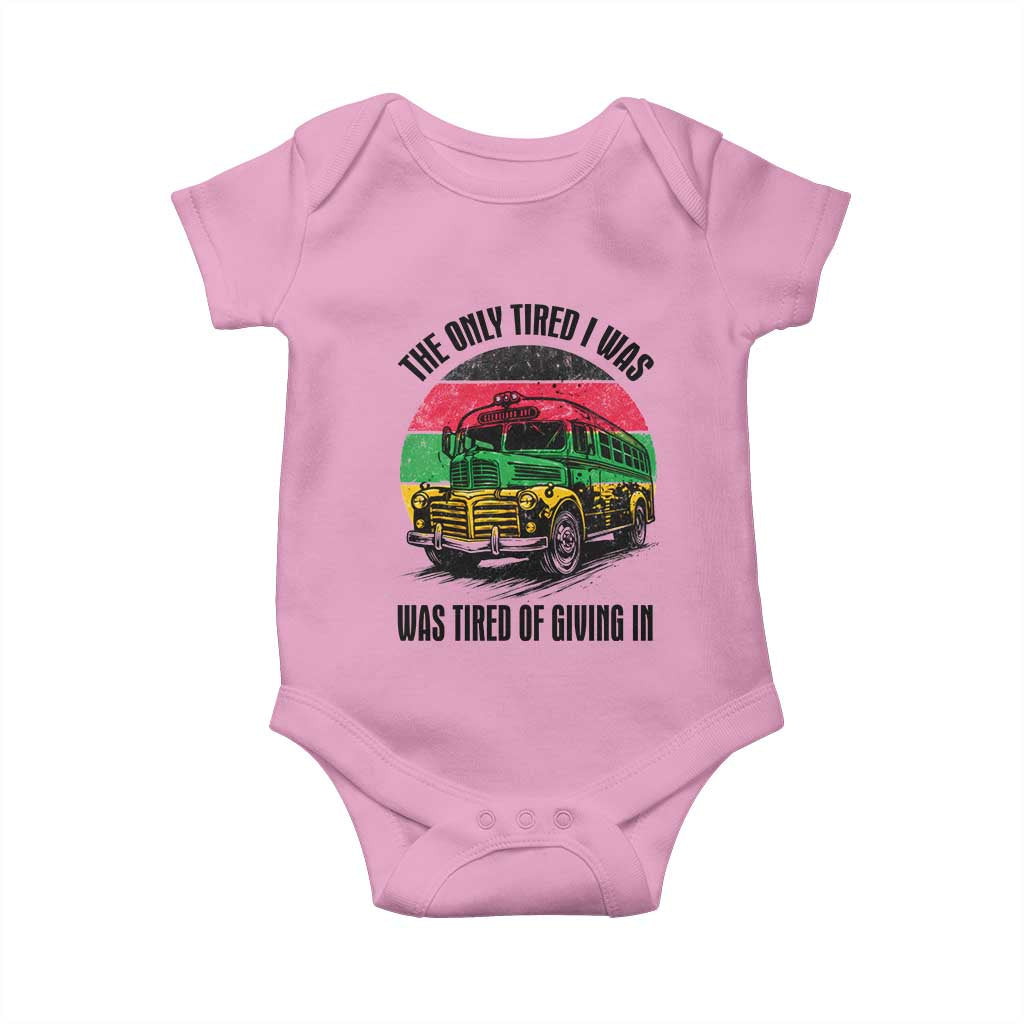 Rosa Parks Tired Of Giving In Baby Onesie Civil Bus Protest