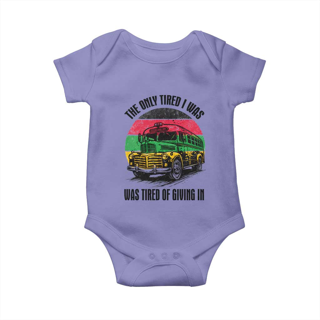 Rosa Parks Tired Of Giving In Baby Onesie Civil Bus Protest