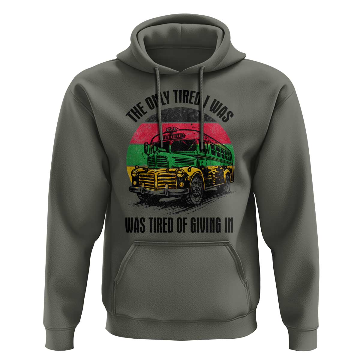 Rosa Parks Tired Of Giving In Hoodie Civil Bus Protest