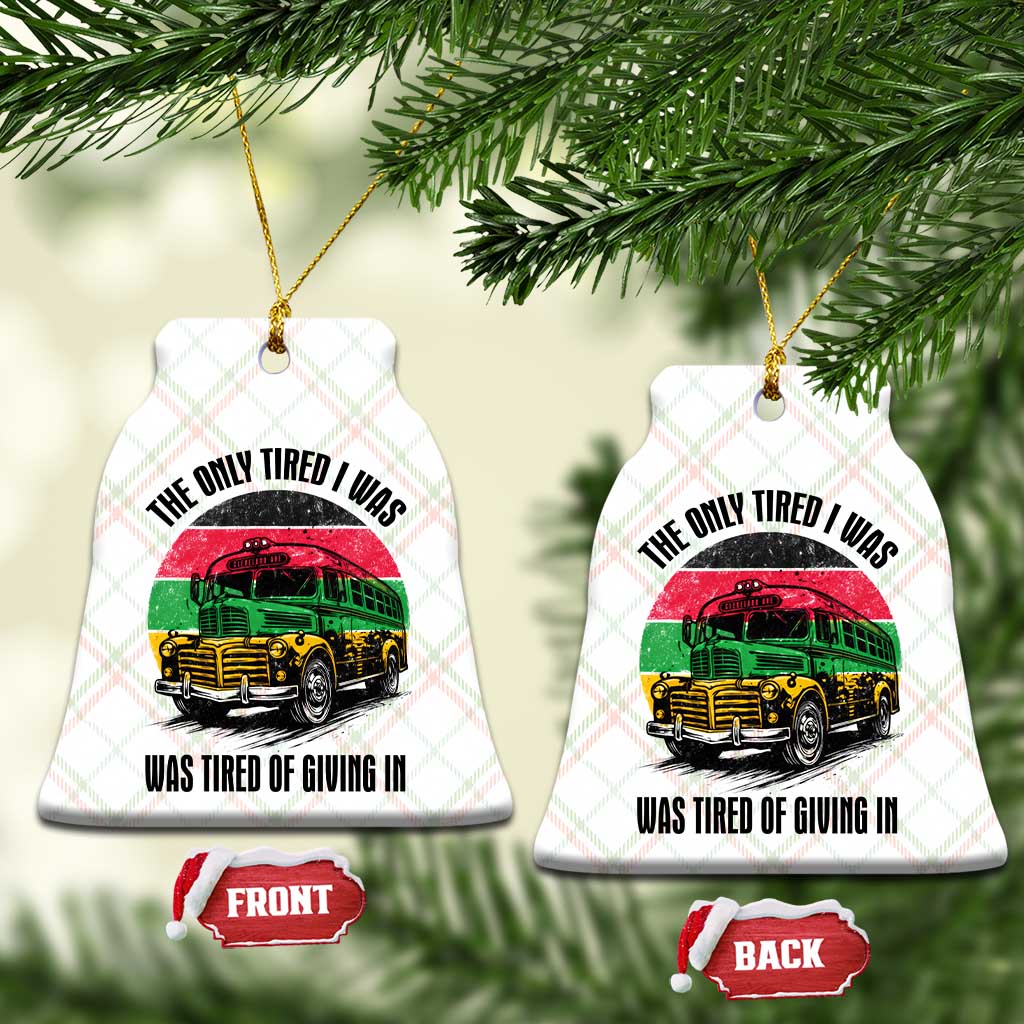 Rosa Parks Tired Of Giving In Ceramic Ornament Civil Bus Protest