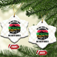 Rosa Parks Tired Of Giving In Ceramic Ornament Civil Bus Protest