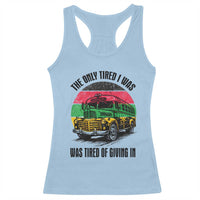 Rosa Parks Tired Of Giving In Racerback Tank Top Civil Bus Protest