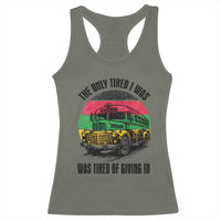 Rosa Parks Tired Of Giving In Racerback Tank Top Civil Bus Protest
