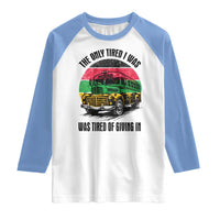 Rosa Parks Tired Of Giving In Raglan Shirt Civil Bus Protest
