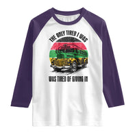 Rosa Parks Tired Of Giving In Raglan Shirt Civil Bus Protest