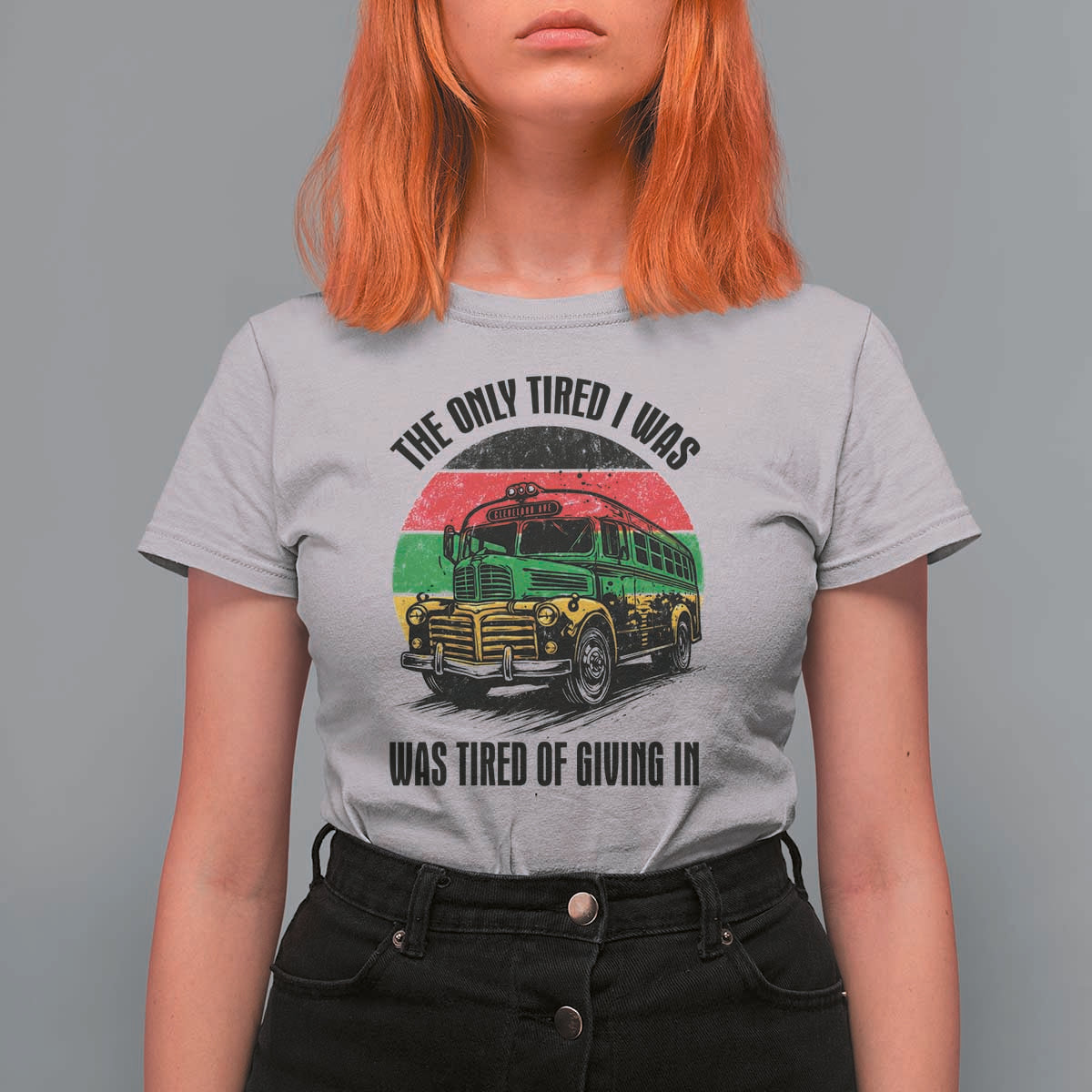 Rosa Parks Tired Of Giving In T Shirt For Women Civil Bus Protest