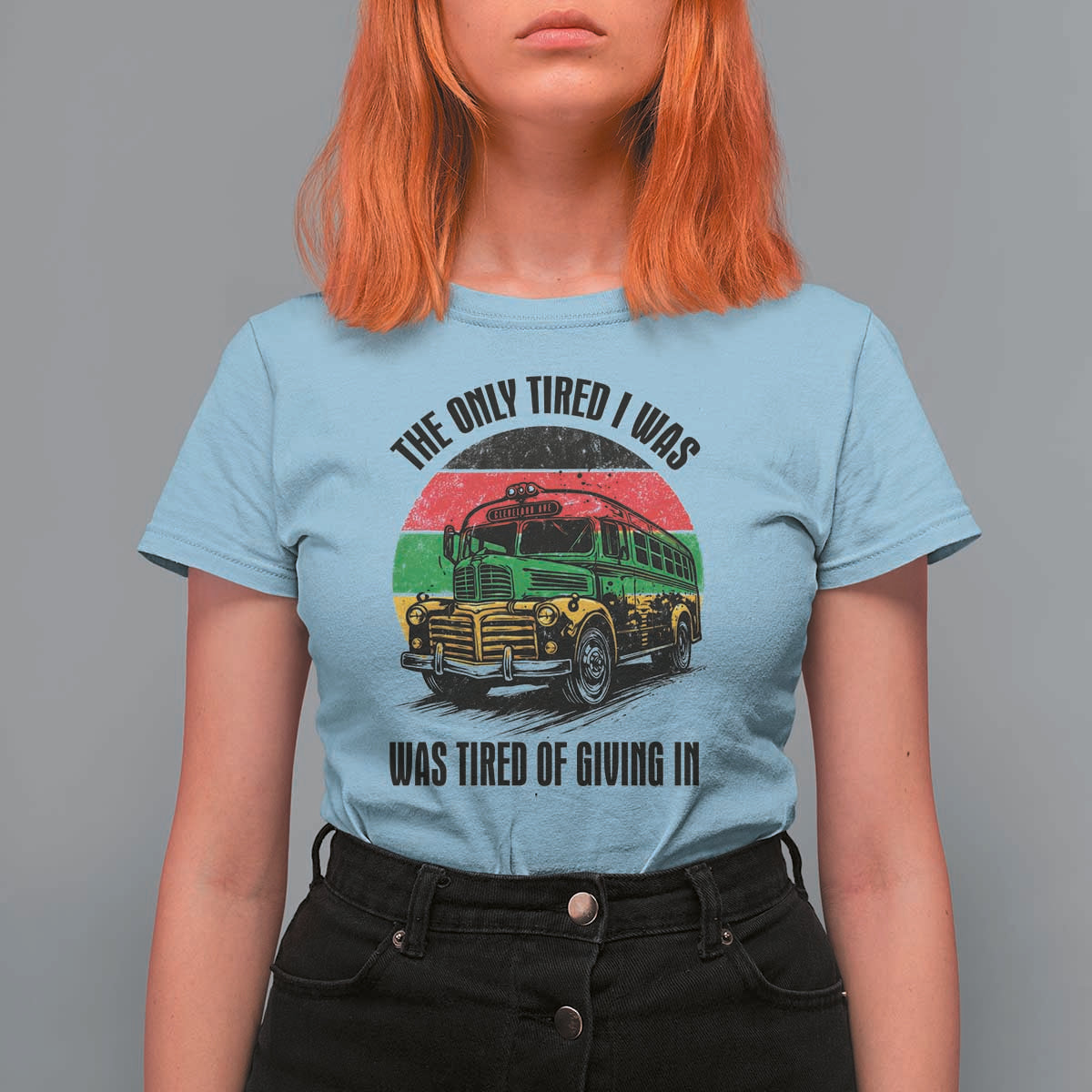 Rosa Parks Tired Of Giving In T Shirt For Women Civil Bus Protest