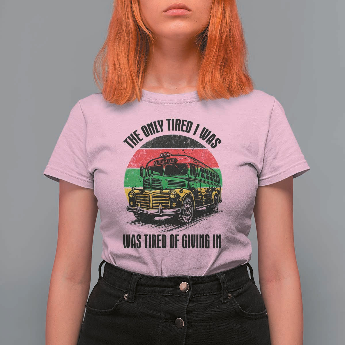 Rosa Parks Tired Of Giving In T Shirt For Women Civil Bus Protest