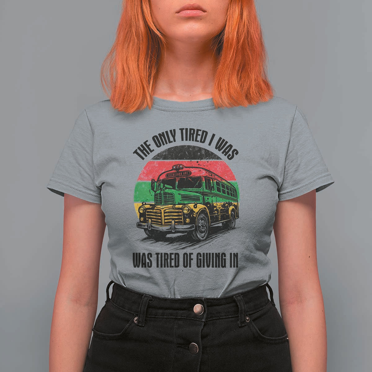 Rosa Parks Tired Of Giving In T Shirt For Women Civil Bus Protest