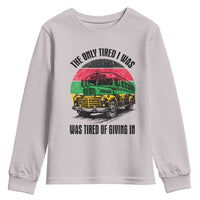 Rosa Parks Tired Of Giving In Youth Sweatshirt Civil Bus Protest
