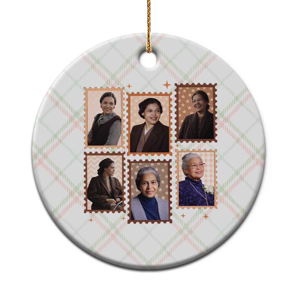 Rosa Parks Ceramic Ornament African American Civil Rights Legacy