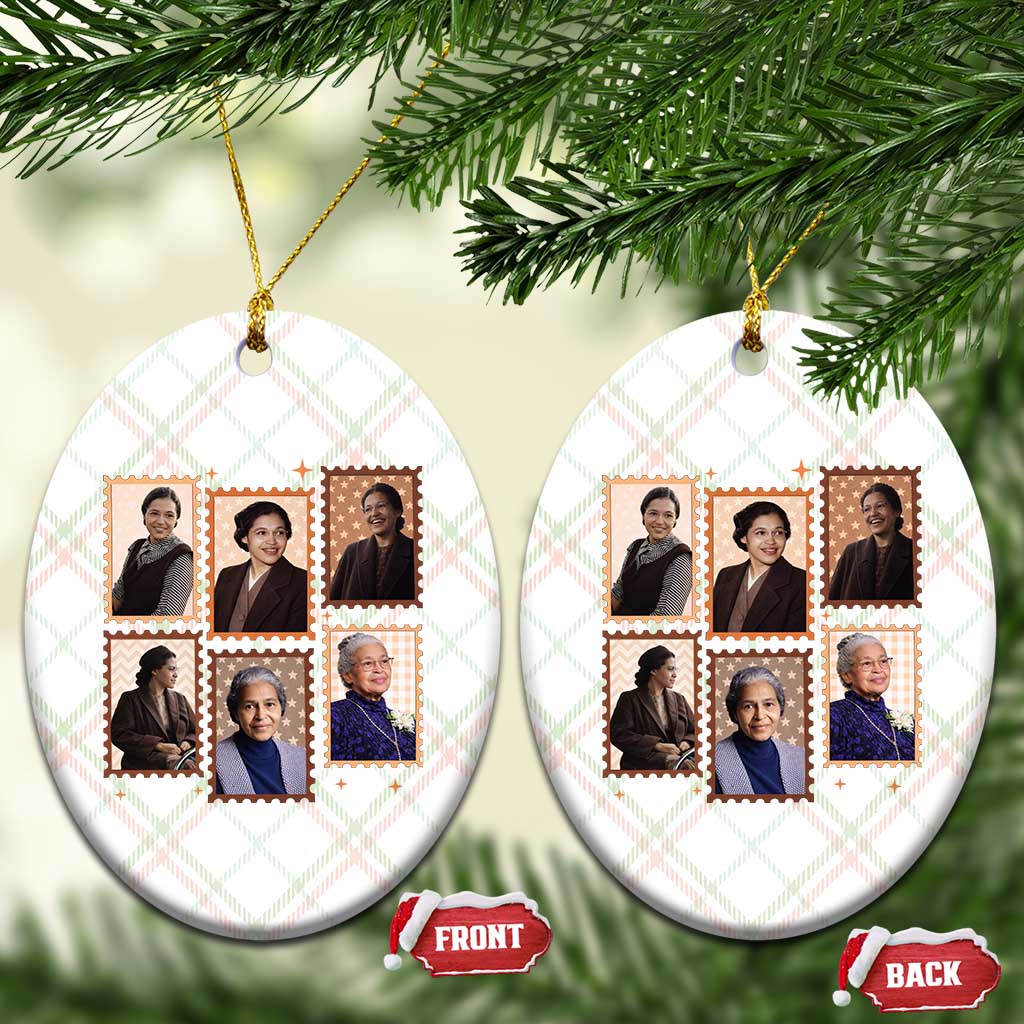 Rosa Parks Ceramic Ornament African American Civil Rights Legacy